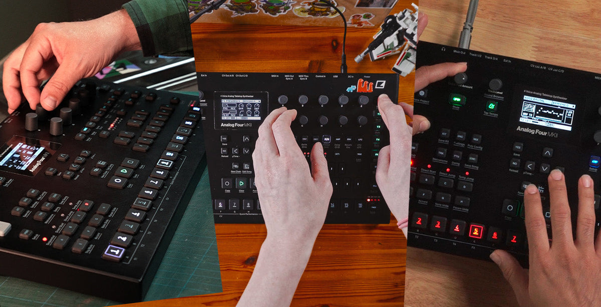 Elektron Analog Four / Analog Keys OS 1.55 アップデート