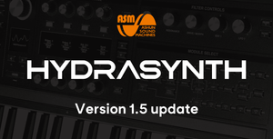 Ashun Sound Machines HYDRASYNTH Keyboard/Desktop Version 1.5 update