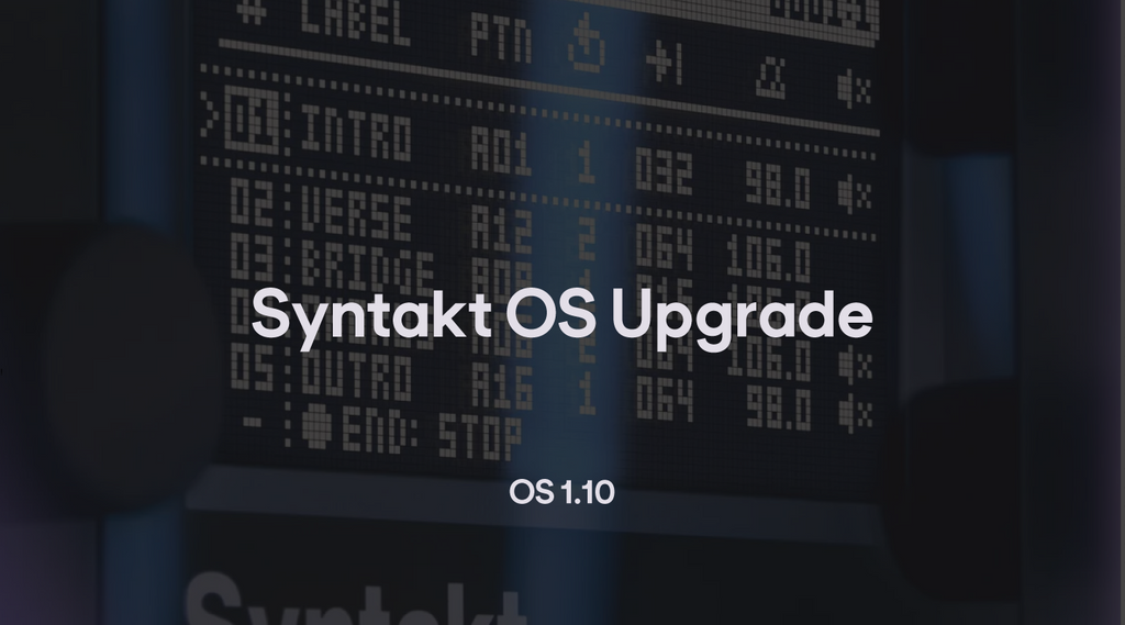 OS UPDATE Syntakt 1.10