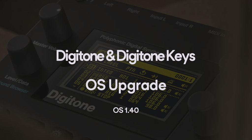 Key Field Os One OS UPDATE Digitone / Digitone Keys 1.40