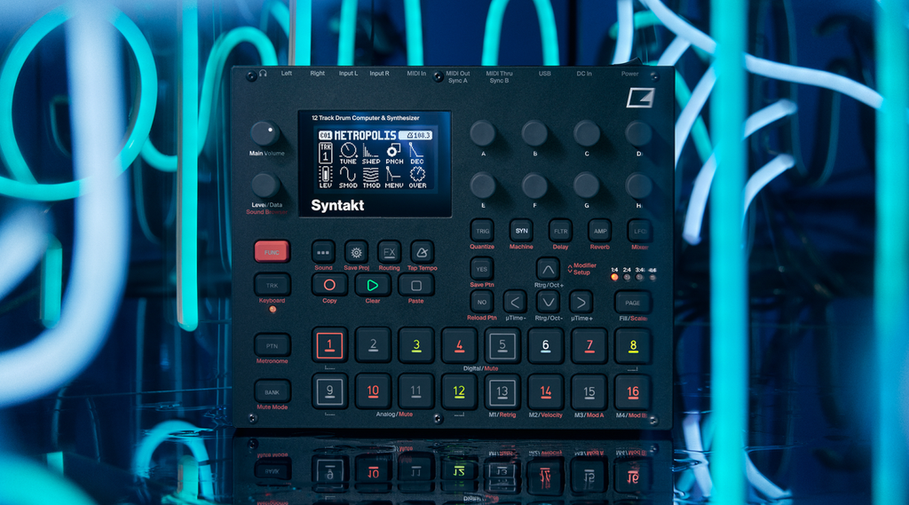 新製品情報】Elektron Syntakt 新製品情報】Elektron Syntakt