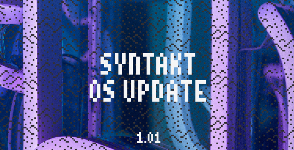 OS UPDATE Syntakt 1.01
