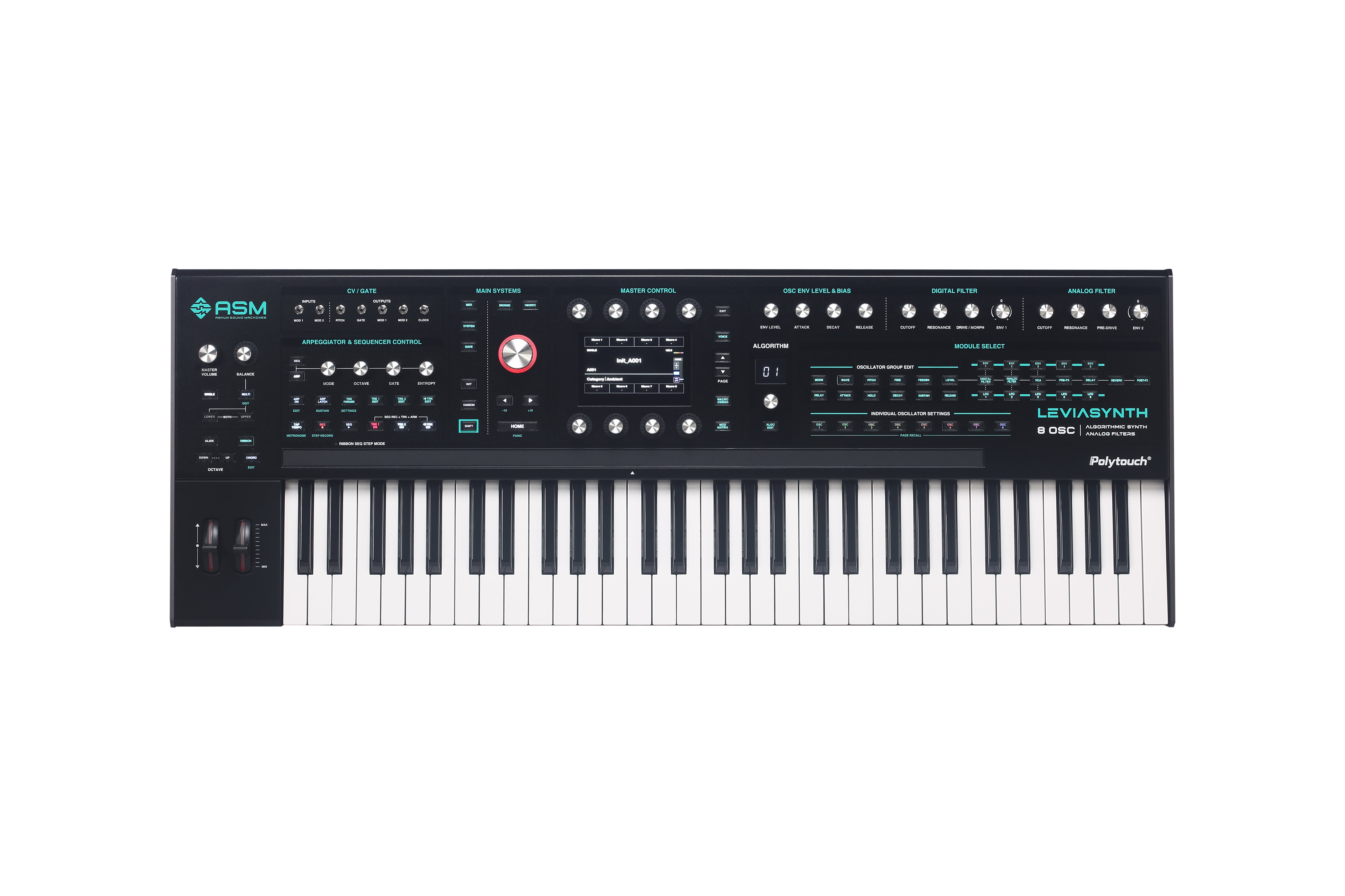 Ashun Sound Machines Leviasynth Keyboard | Elektron Distribution Group