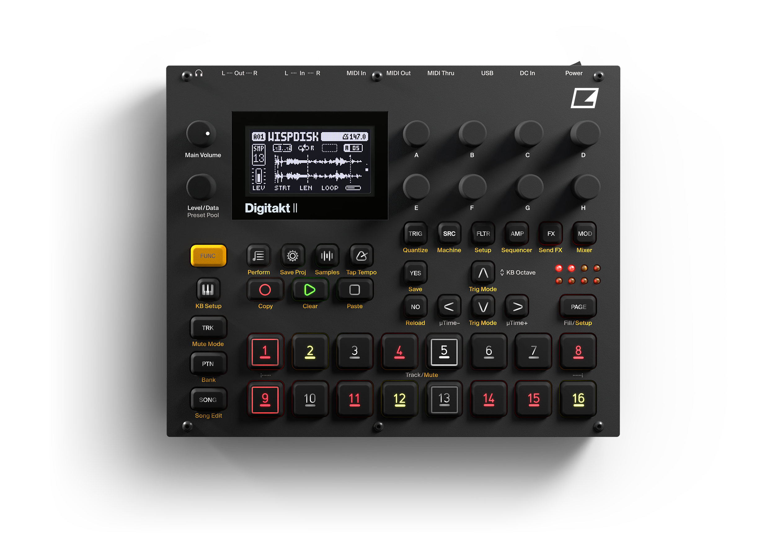 Elektron Digitakt MkII デジタクト2 エレクトロン Elektron Digitakt II | Elektron Distribution Group
