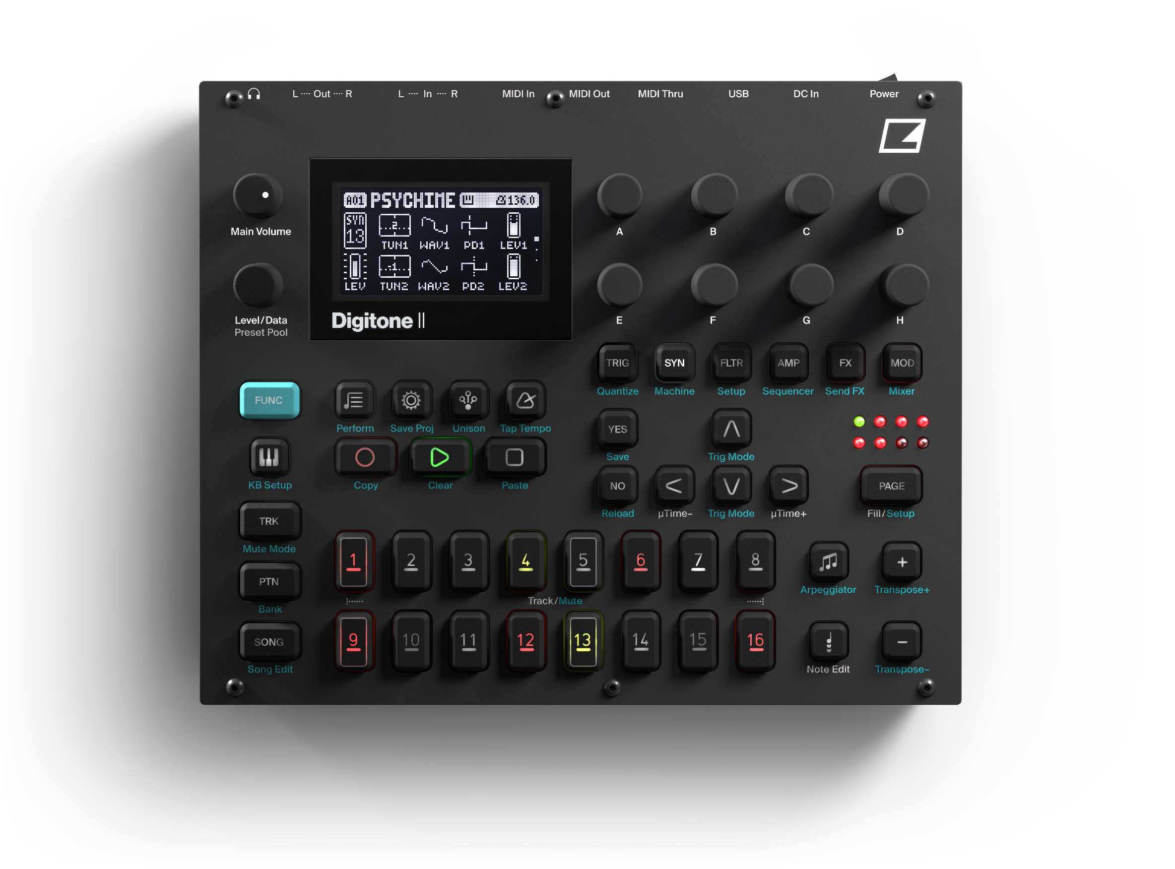 DTM・DAW elektron digitone 2 Elektron Digitone II | Elektron Distribution Group
